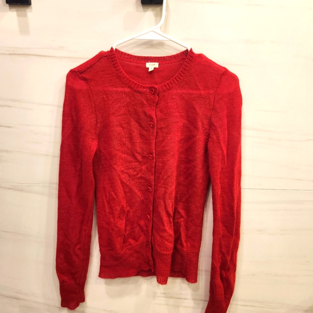 J CREW Red Women's Sweater